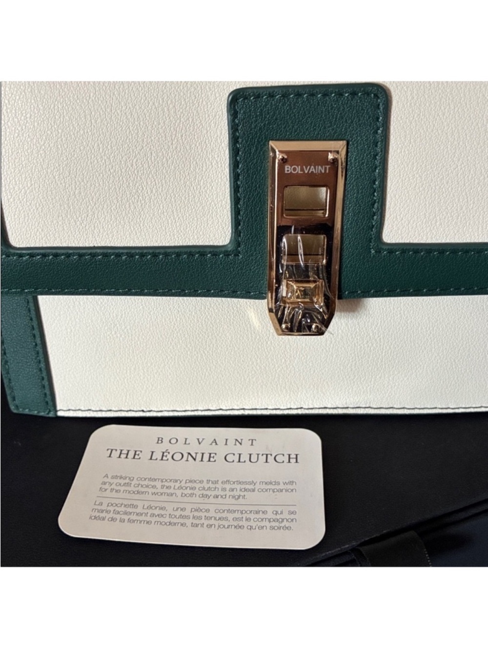 Bolvaint Paris NWT Leonie Leather Crossbody Clutch with Dust Bag, Retails $1,900 - Picture 4 of 15